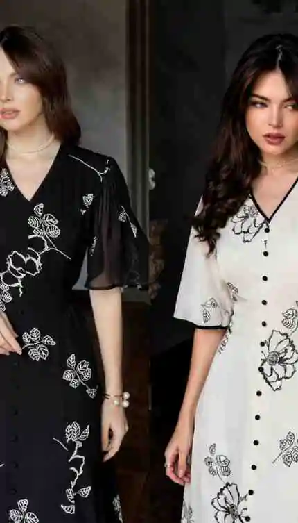 Only 1200 Taka Limited Times Offer Price “Haifa” W25 - women dress online bd