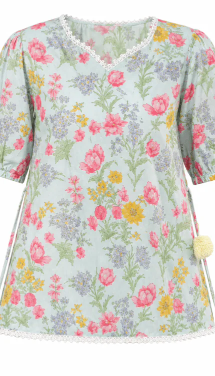 Haifa Floral Only Tops W3 – product view