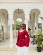 1400 Taka Limited Time Offer Gulbahar white women kurti – product view 7