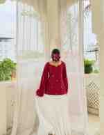 1400 Taka Limited Time Offer Gulbahar white women kurti – product view 5