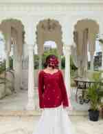 1400 Taka Limited Time Offer Gulbahar white women kurti – product view 3