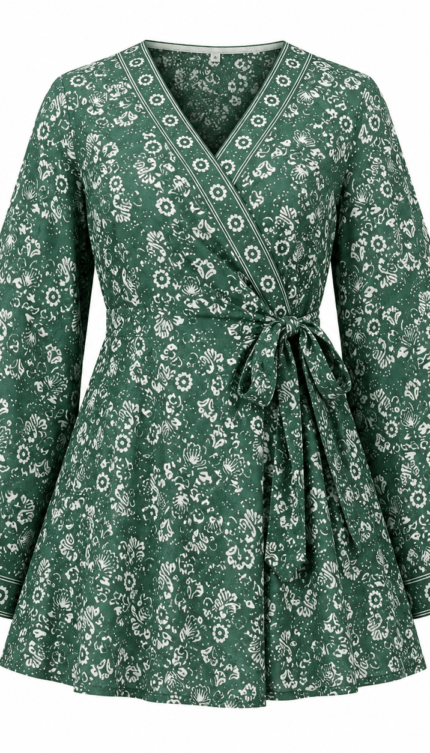 Ema Floral Only Top women kurti – front view