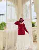 1400 Taka Limited Time Offer Gulbahar white women kurti – product view 2
